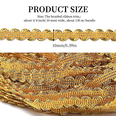 Filigree Corrugated Lace Ribbon WCOR-A001-02-1