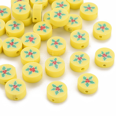 Handmade Polymer Clay Beads X-CLAY-N011-003-1