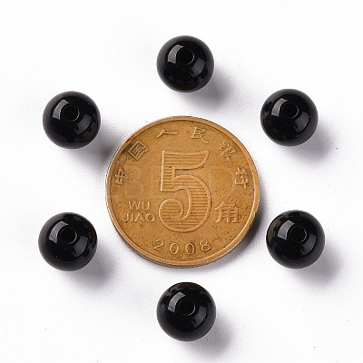 Opaque Acrylic Beads X-MACR-S370-C8mm-S002-1