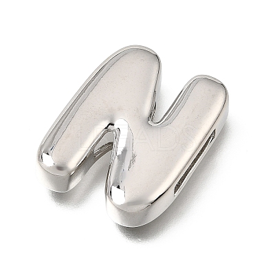 Brass Slide Charms KK-Z163-01P-N-1