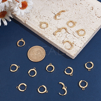 16Pcs Brass Earring Findings KK-ME0002-50-1