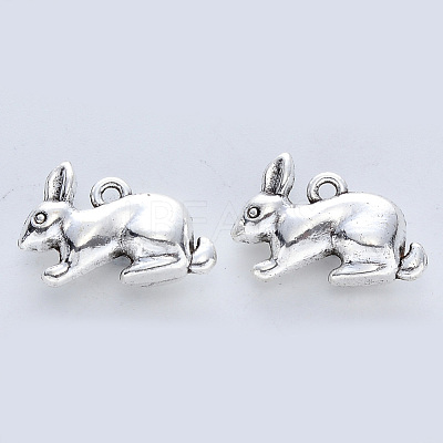 Tibetan Style Alloy Pendants TIBE-R316-017AS-RS-1