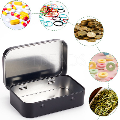 Tinplate Storage Box CON-WH0085-92-1