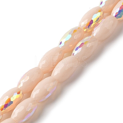 AB Color Plated Electroplate Beads Strands EGLA-H104-03B-1