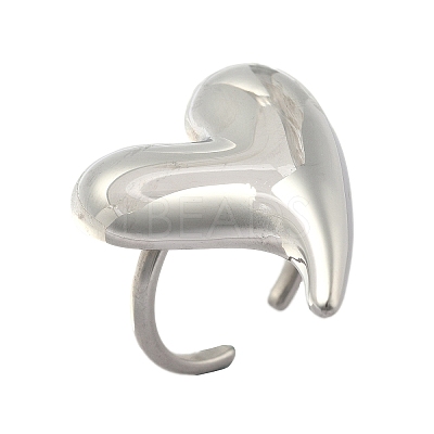 304 Stainless Steel Cuff Rings RJEW-D317-01B-P-1