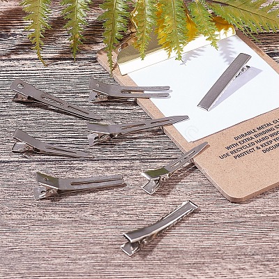 Iron Alligator Hair Clip Findings PHAR-PH0001-06-1