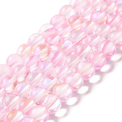 Synthetic Moonstone Beads Strands G-E573-02B-15-1