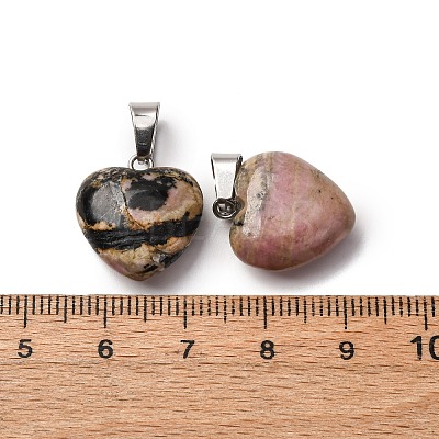 Natural Rhodonite Pendants G-I311-A14-1