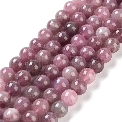 Natural Madagascar Rose Quartz Beads Strands G-B076-A01-03-1