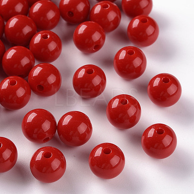 Opaque Acrylic Beads X-MACR-S370-C12mm-A14-1