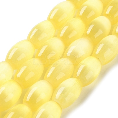 Macaron Color Natural Selenite Beads Strands X1-G-B102-A01-03-1