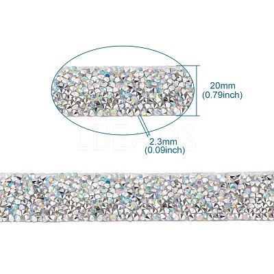 Glitter Resin Hotfix Rhinestone(Hot Melt Adhesive On The Back) OCOR-TAC0004-C-01-1