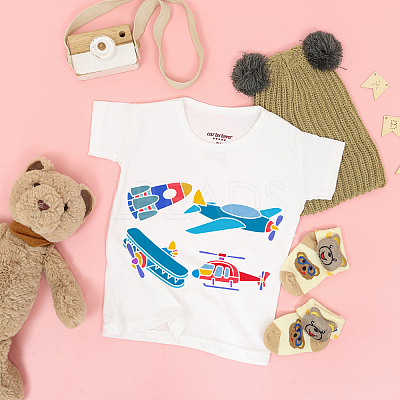 PET Hollow out Drawing Painting Stencils Sets for Kids Teen Boys Girls DIY-WH0172-442-1