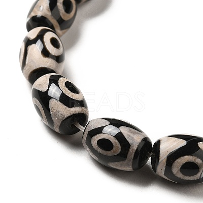 Tibetan Style dZi Beads Strands G-F726-A02-1