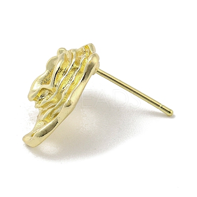 Brass Stud Earring Findings LS-KK-R154-05G-1