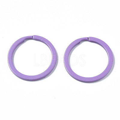 Spray Painted Iron Split Key Rings KEYC-S255-003-1
