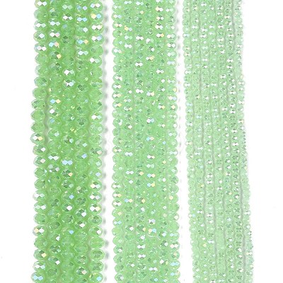Electroplate Glass Beads Strands EGLA-A044-J4mm-B01-1