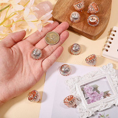10Pcs Tibetan Style Alloy Pendant Bails FIND-CA0011-43RG-1