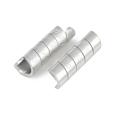 Aluminum Beads ALUM-P001-02S-1