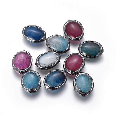 Natural Dyed & Heated Agate Beads G-F633-11B-1