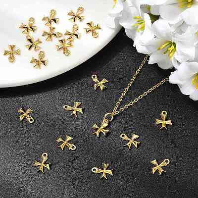 SHEGRACE Brass Cross Charms XGR0162G-98G-1