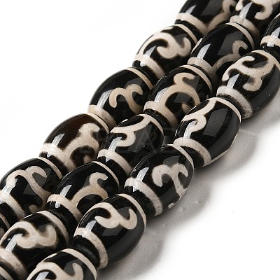 Tibetan Style dZi Beads Strands G-F726-A05-1