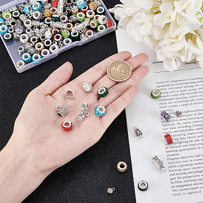 Beads and Links Kit for DIY Jewelry Making Finding Kit DIY-PH0005-51-1