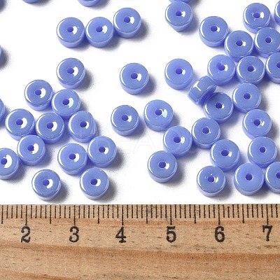 Opaque Colours Luster Glass Seed Beads SEED-E001-P3x6mm-A05-1