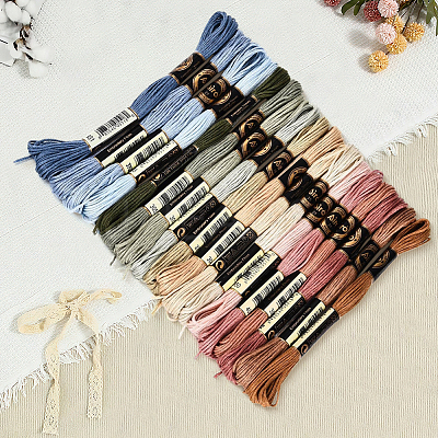 Polyester Embroidery Threads OCOR-WH20074-13B-05C-1