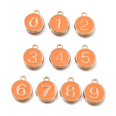 Alloy Enamel Charms ENAM-T010-07J-1