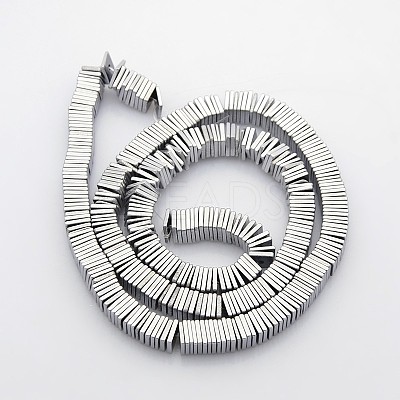 Electroplate Non-magnetic Synthetic Hematite Beads Strands G-J224-08-1