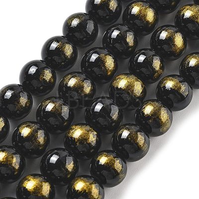 Natural Mashan Jade Beads Strands G-A255-A01-01E-1