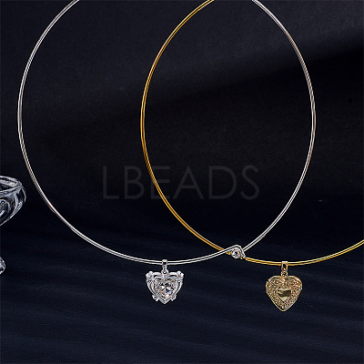 12Pcs 2 Colors Iron Choker Necklace Making NJEW-UN0001-84-1