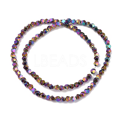 Electroplated Synthetic Non-magnetic Hematite Beads Strands G-A234-G03-01E-1