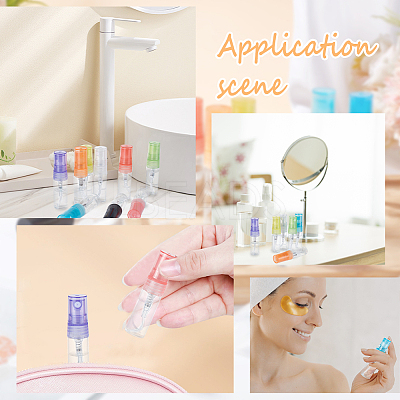 Transparent Glass Spray Bottles Sets DIY-BC0006-28C-1