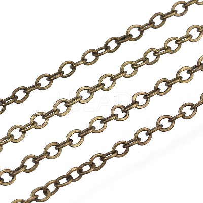 Brass Cable Chains CHC-T008-08AB-1