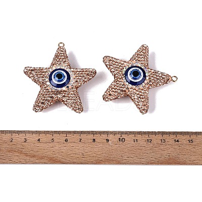 Handmade Polymer Clay & Rhinestone & Resin Big Pendants FIND-Q123-02A-1
