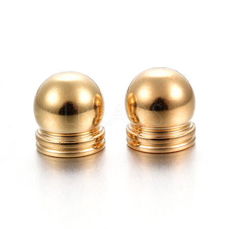 304 Stainless Steel Cord End Caps STAS-P223-20G-02-1