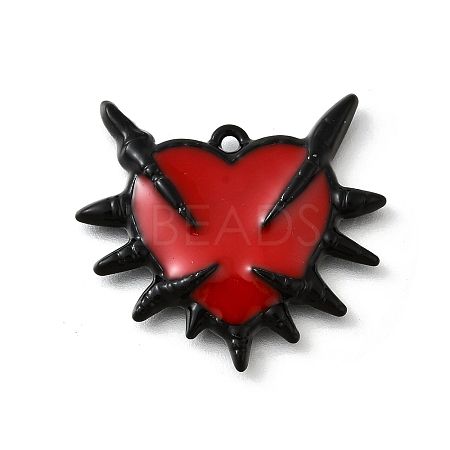 Alloy Enamel Gothic Style Pendants PALLOY-R157-06EB-07A-1