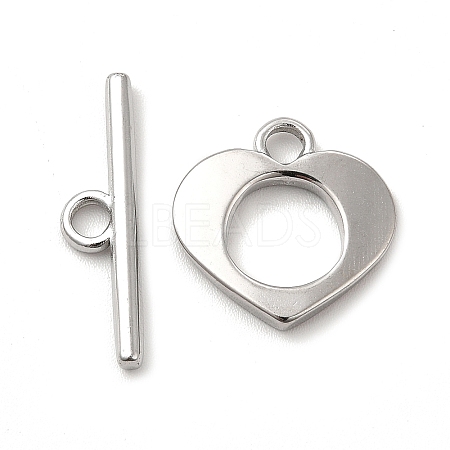 304 Stainless Steel Toggle Clasps STAS-F290-07P-1