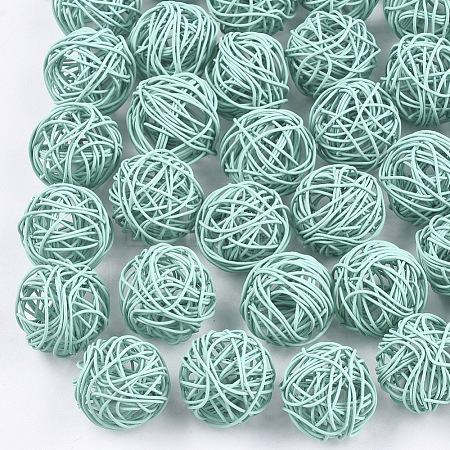 Spray Painted Eco-Friendly Iron Wire Beads IFIN-T009-10D-1