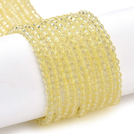 Transparent Glass Beads Strands GLAA-H021-03-04-1