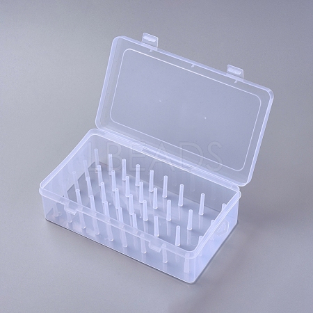 Transparent Plastic Boxes CON-WH0070-03-1