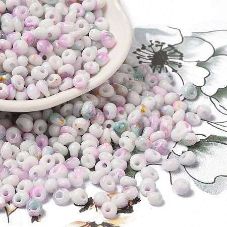 Baking Paint Glass Seed Beads SEED-F006-01A-13-1