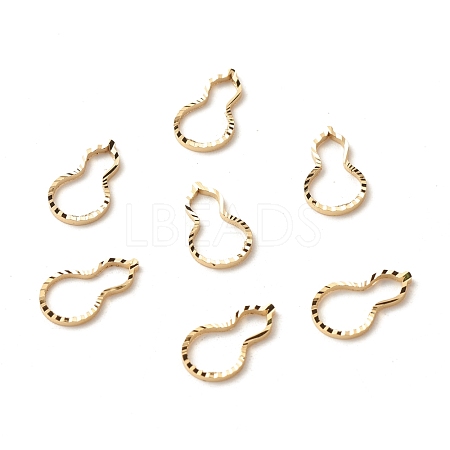 Brass Linking Rings KK-F831-005G-RS-1