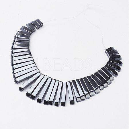 Non-Magnetic Synthetic Hematite Beads Strands G-D008-10-1