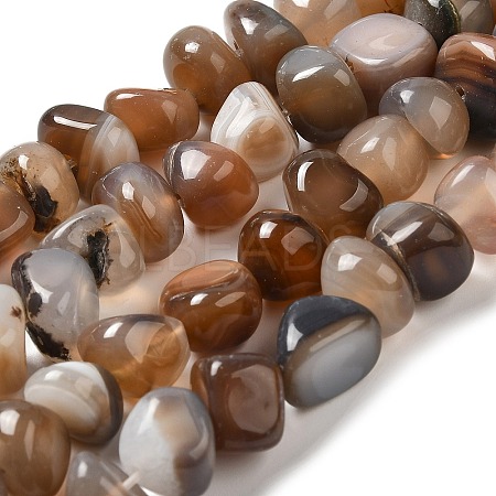 Natural Agate Beads Strands G-H295-B01-02-1