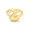 Brass Letter Open Cuff Rings for Women RJEW-G313-01Z-G-2