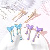 304 Stainless Steel Enamel Stud Earrings for Women SA-CBA46AF-22G-1