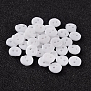 2-Hole Flat Round Resin Sewing Buttons for Costume Design BUTT-E119-18L-19-1